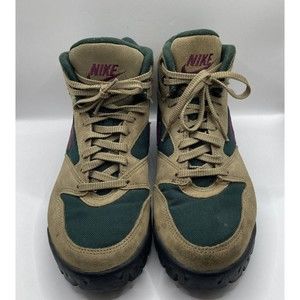 VTG 90s Nike ACG Caldera Hiking Boots Size 8 Women's Brown/Turquoise/Purple EUC